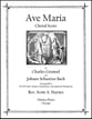 Ave Maria SATB choral sheet music cover